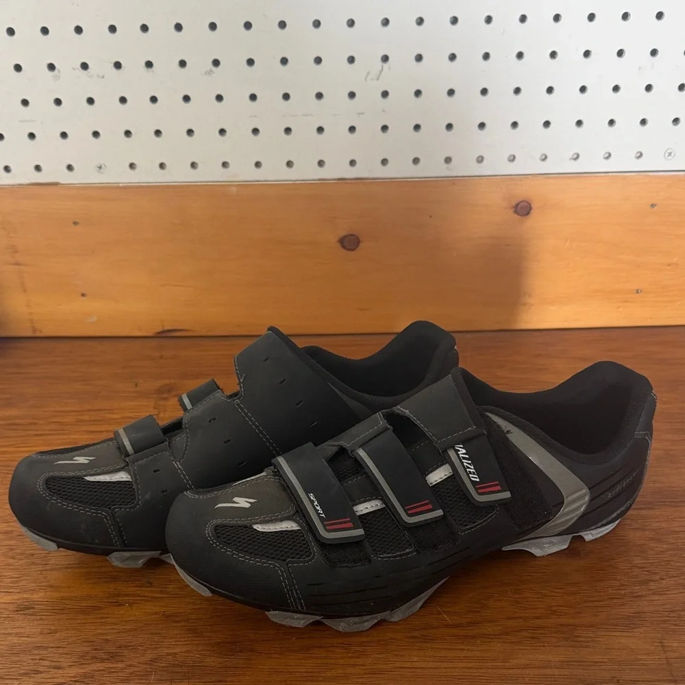 Specialized Black and Gray Athletic Shoes - Picture 1 of 15